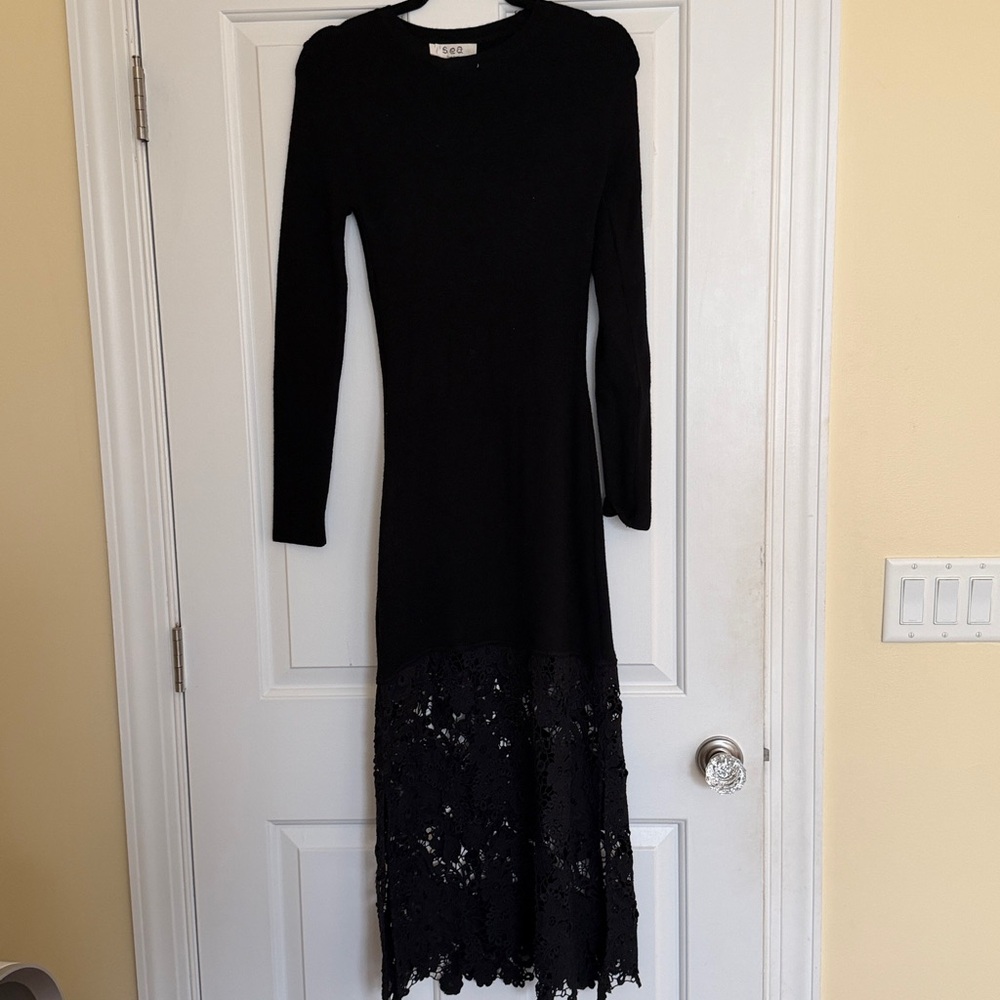 Sea New York Embroidered Maxi Dress